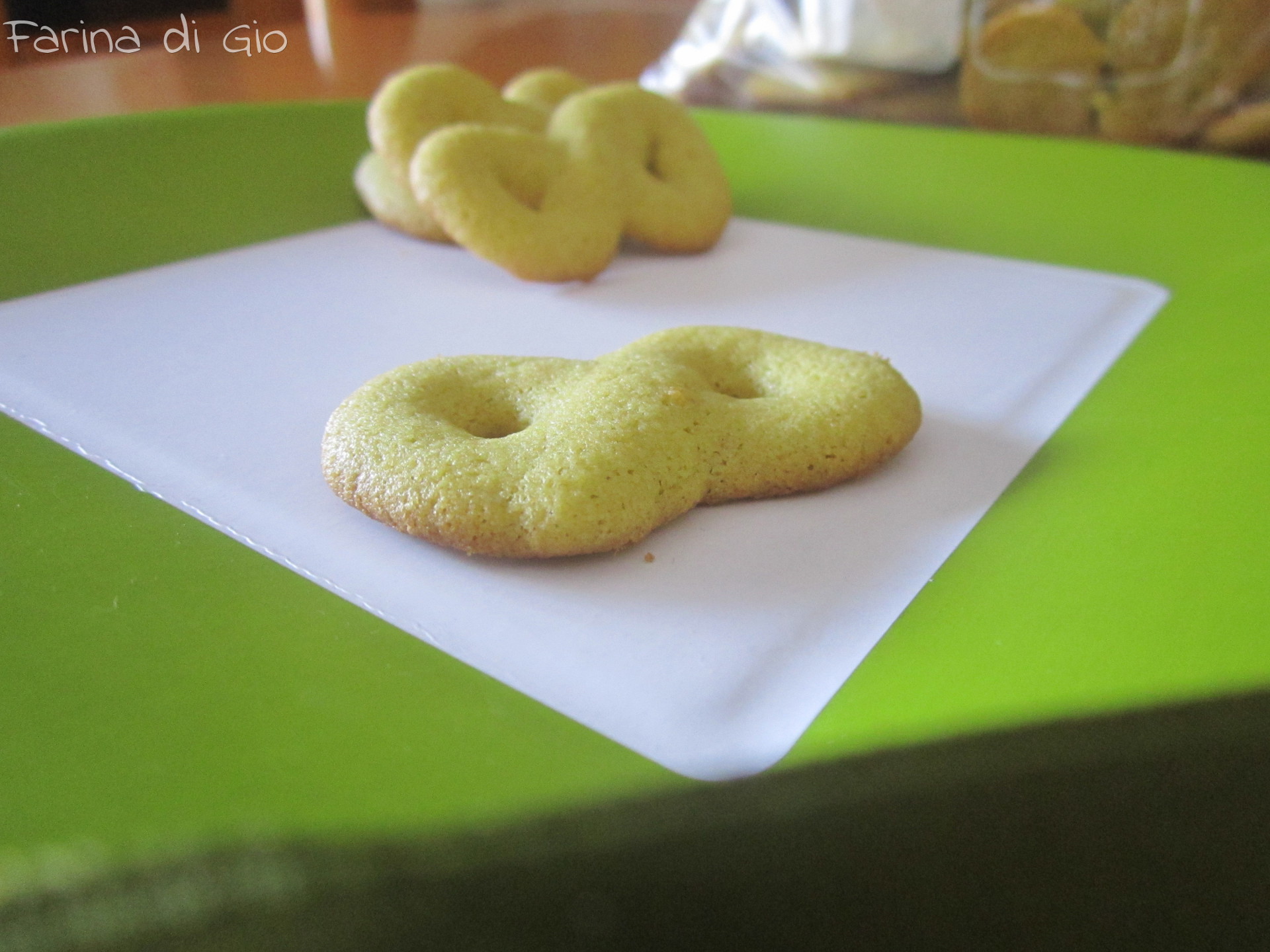 biscotti tè macha farina di riso