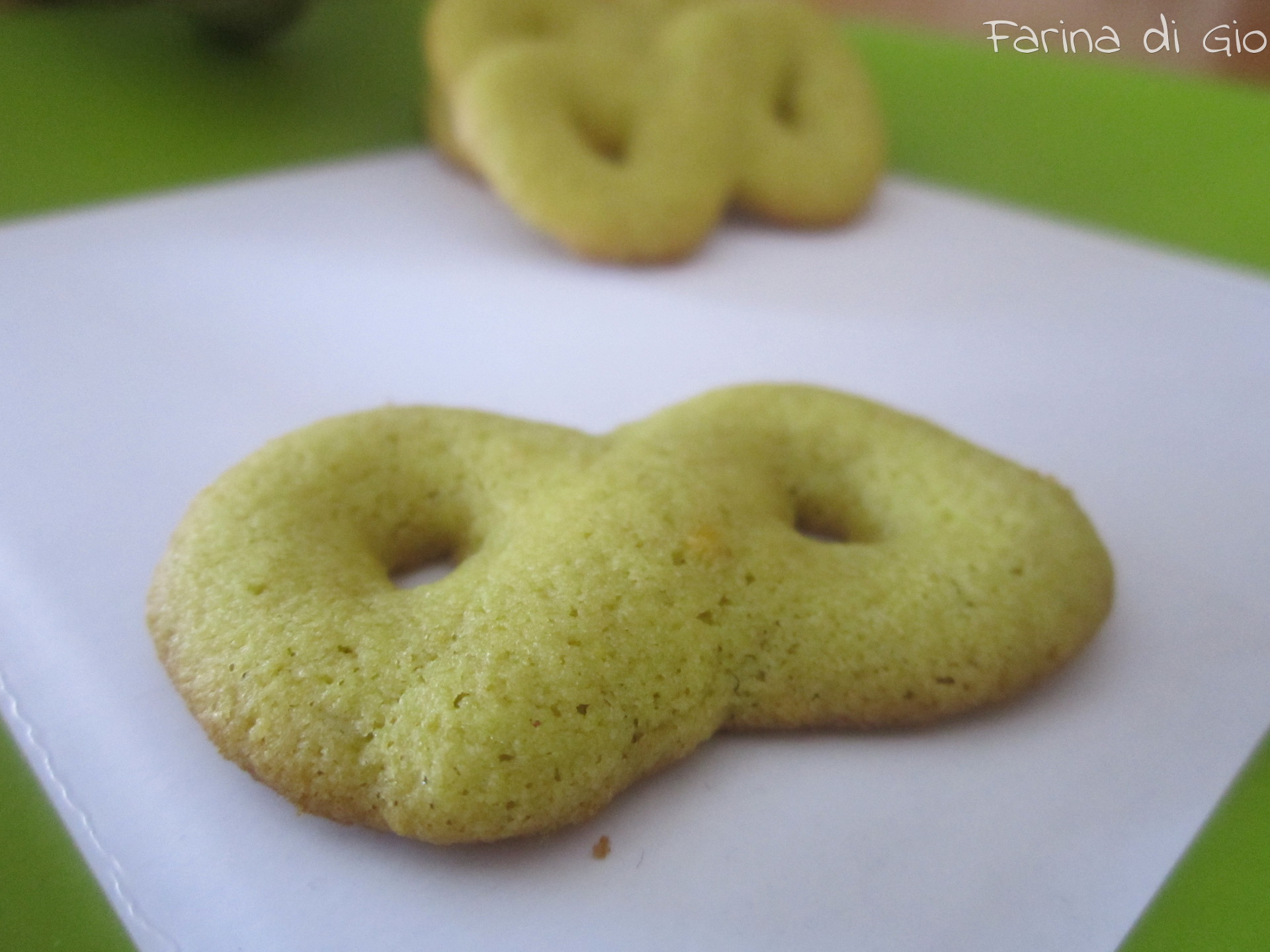 biscotti tè macha farina di riso