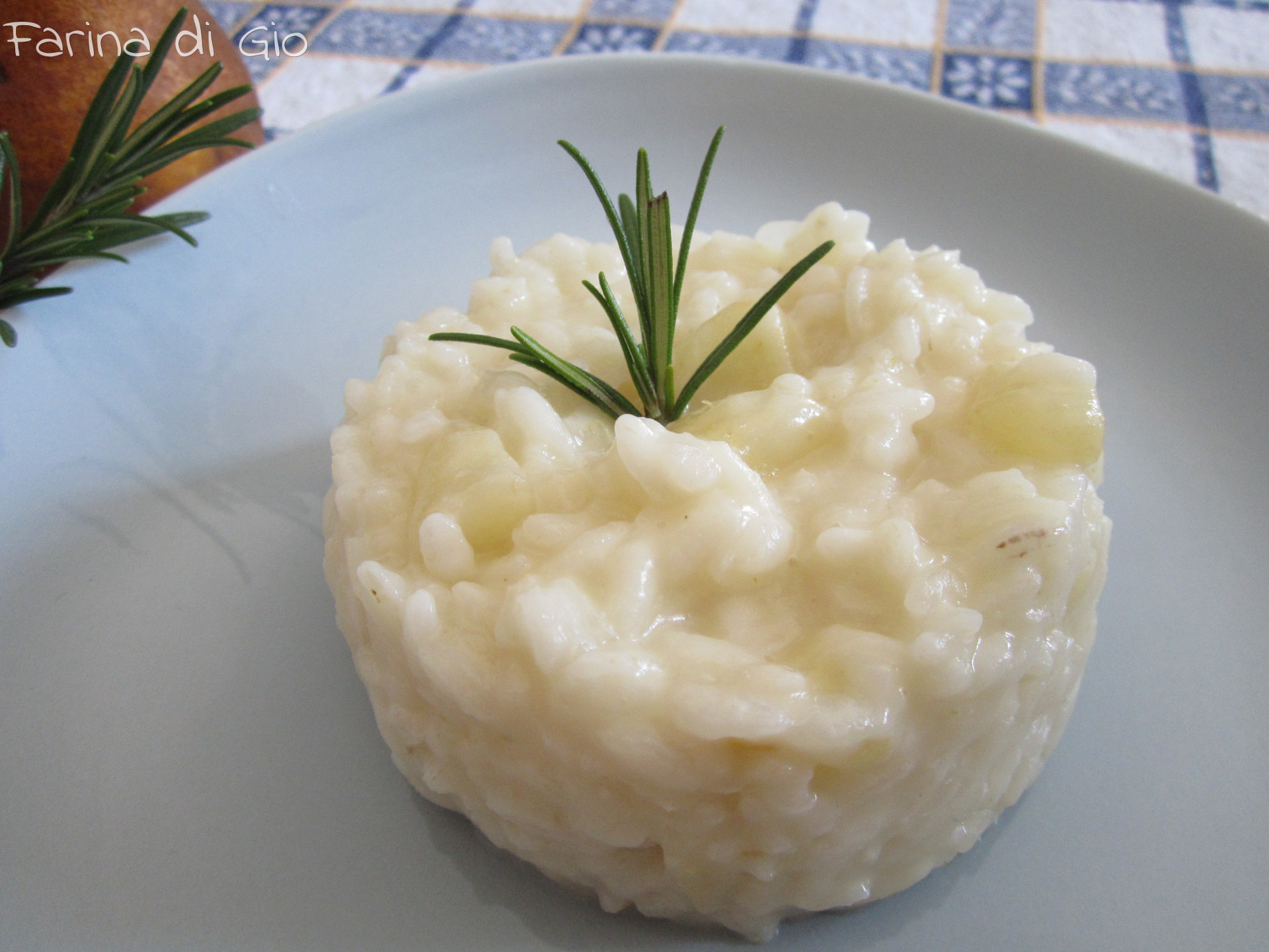 risotto taleggio pere