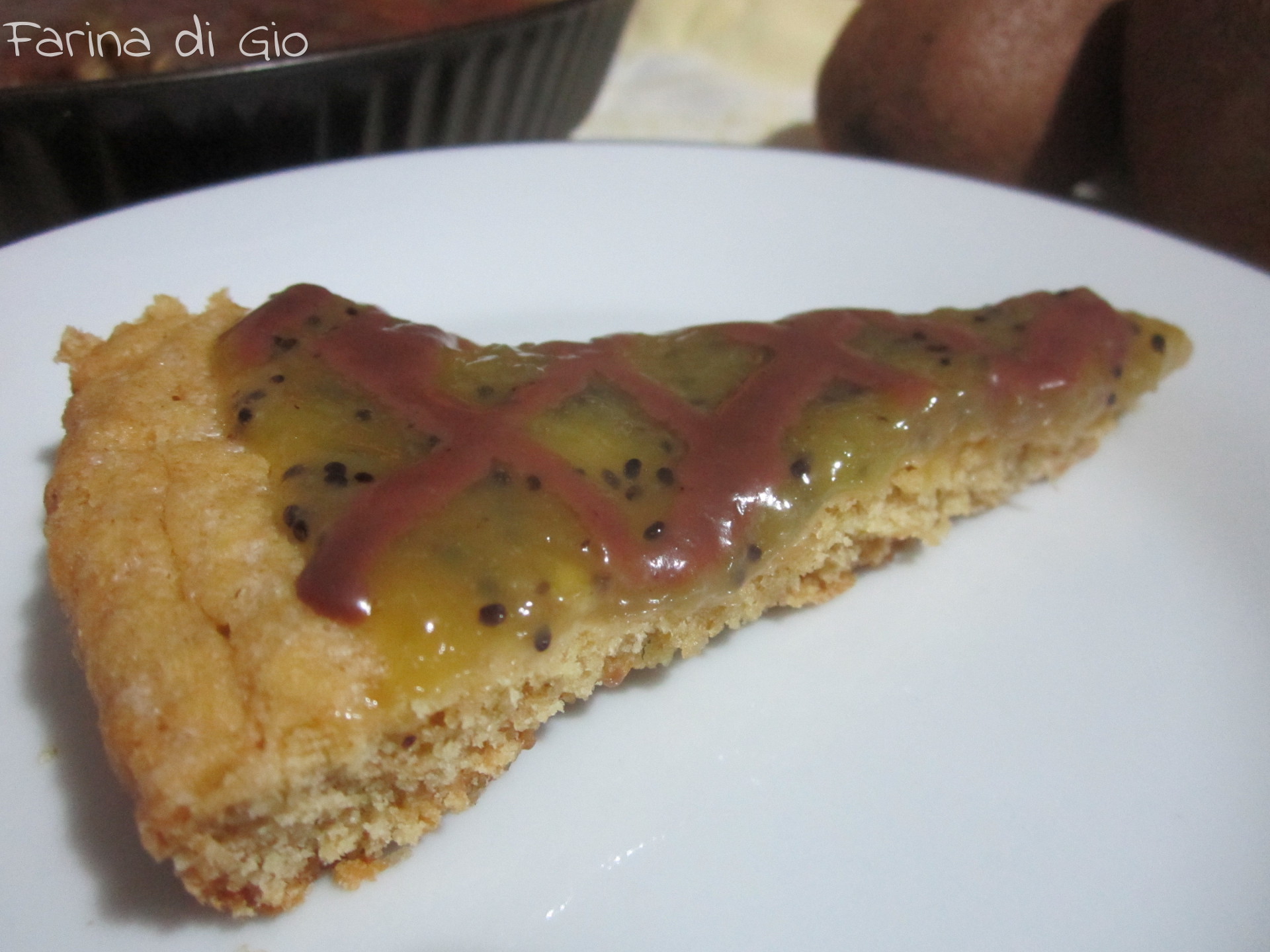 crostata kiwi cioccolato