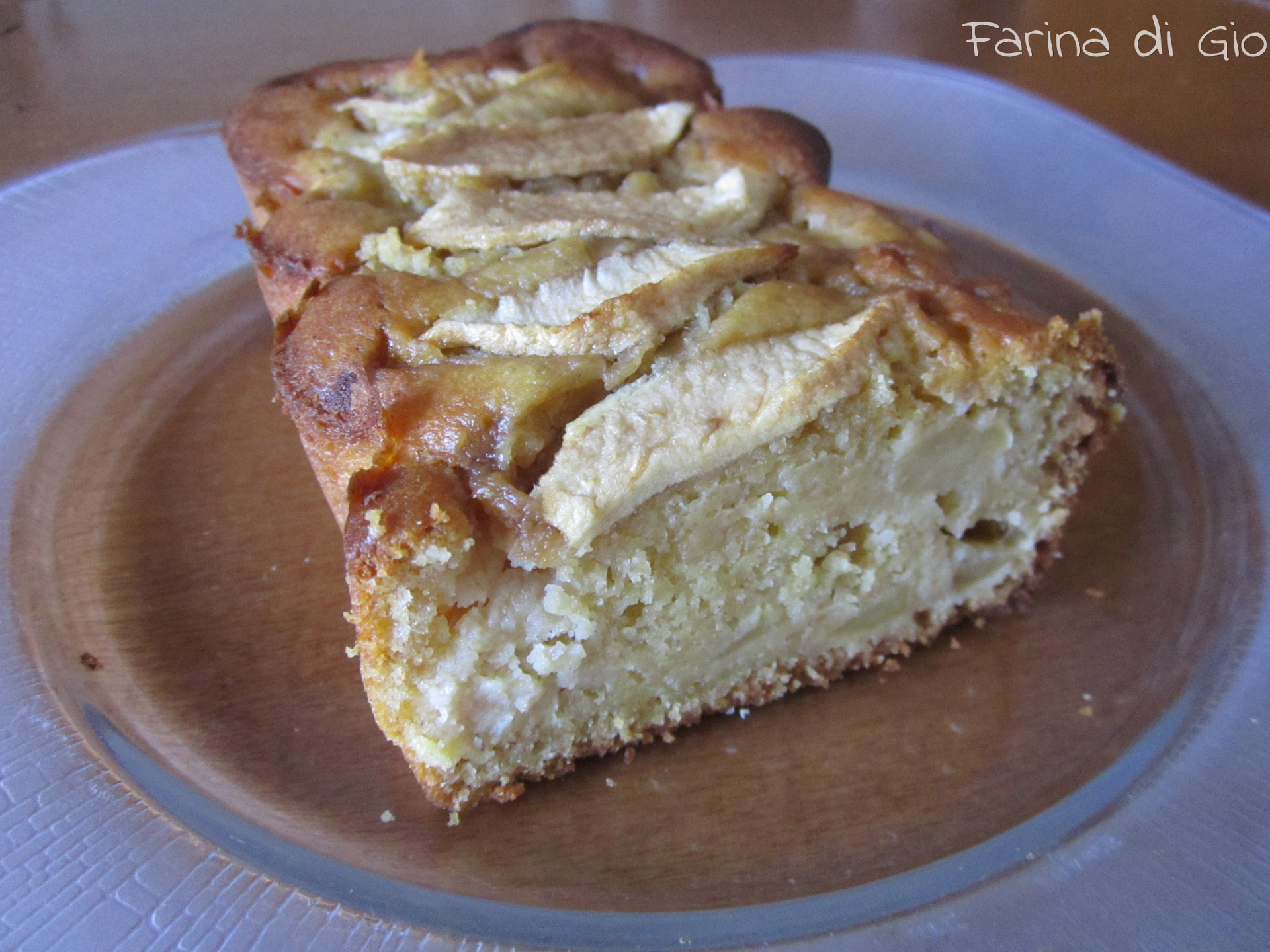 cake mele mirtilli