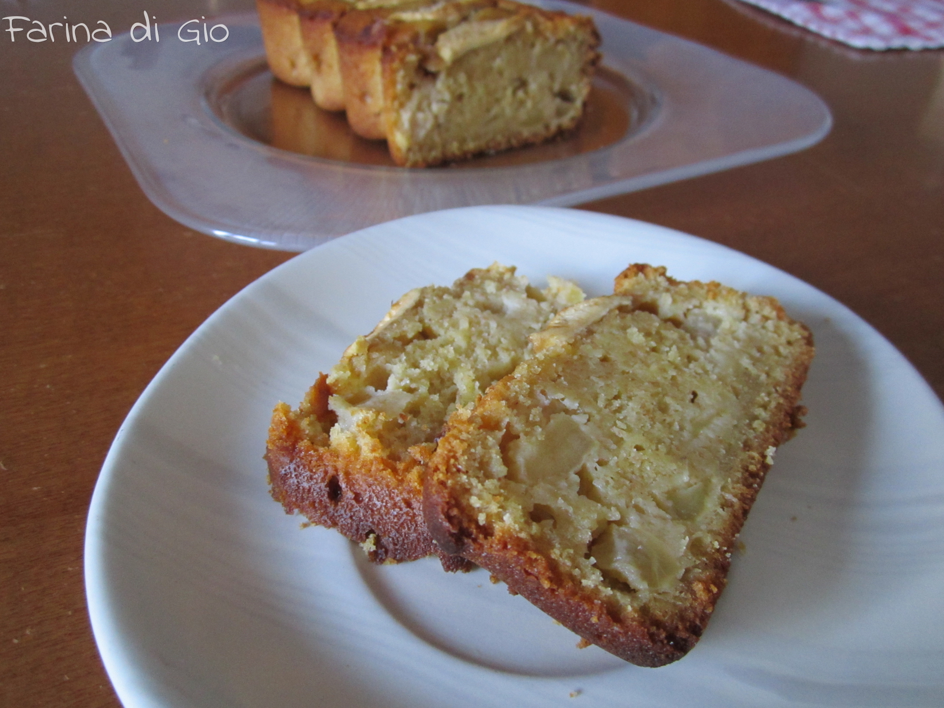 cake mele mirtilli