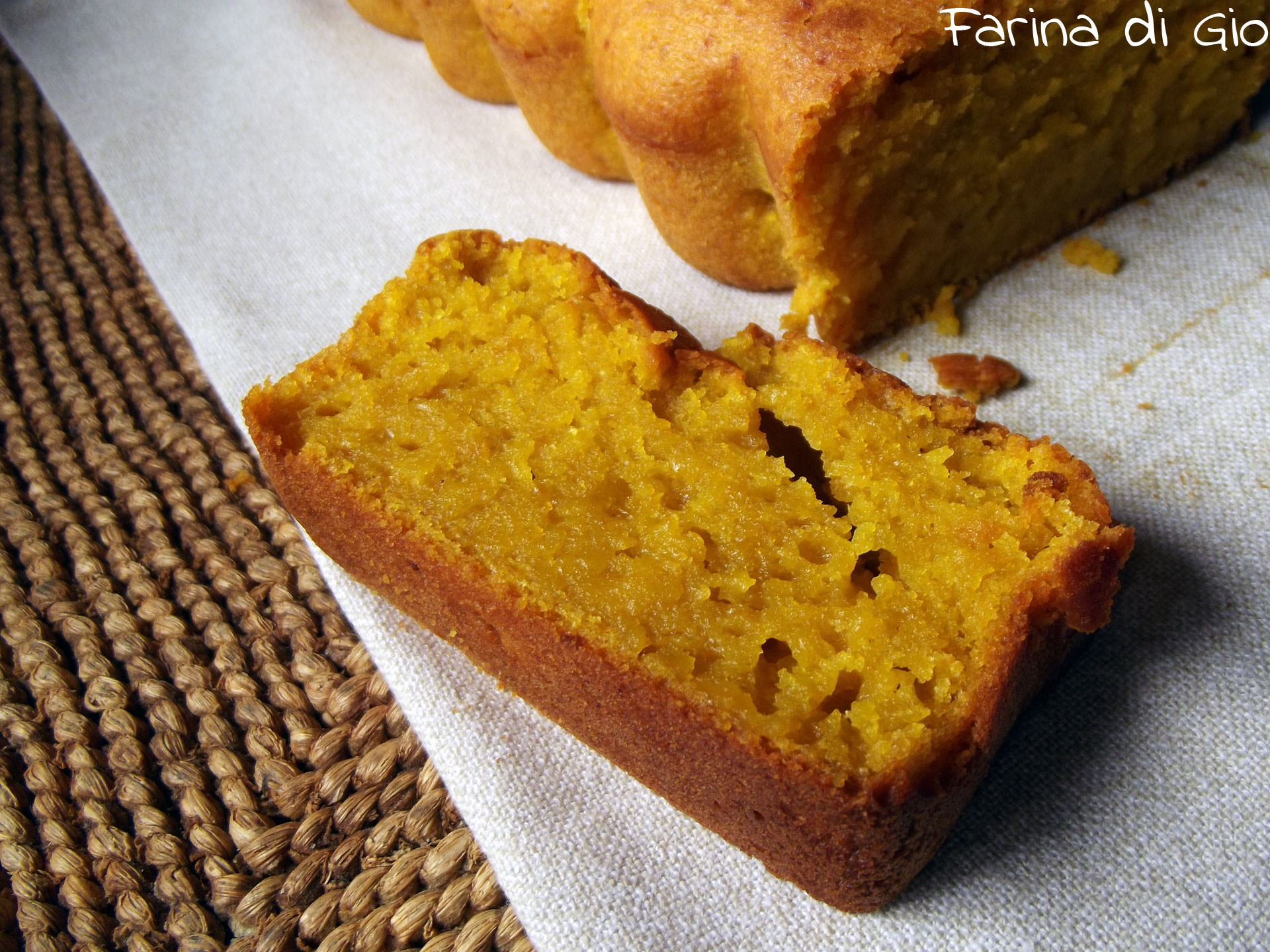 cake zucca senza frumento