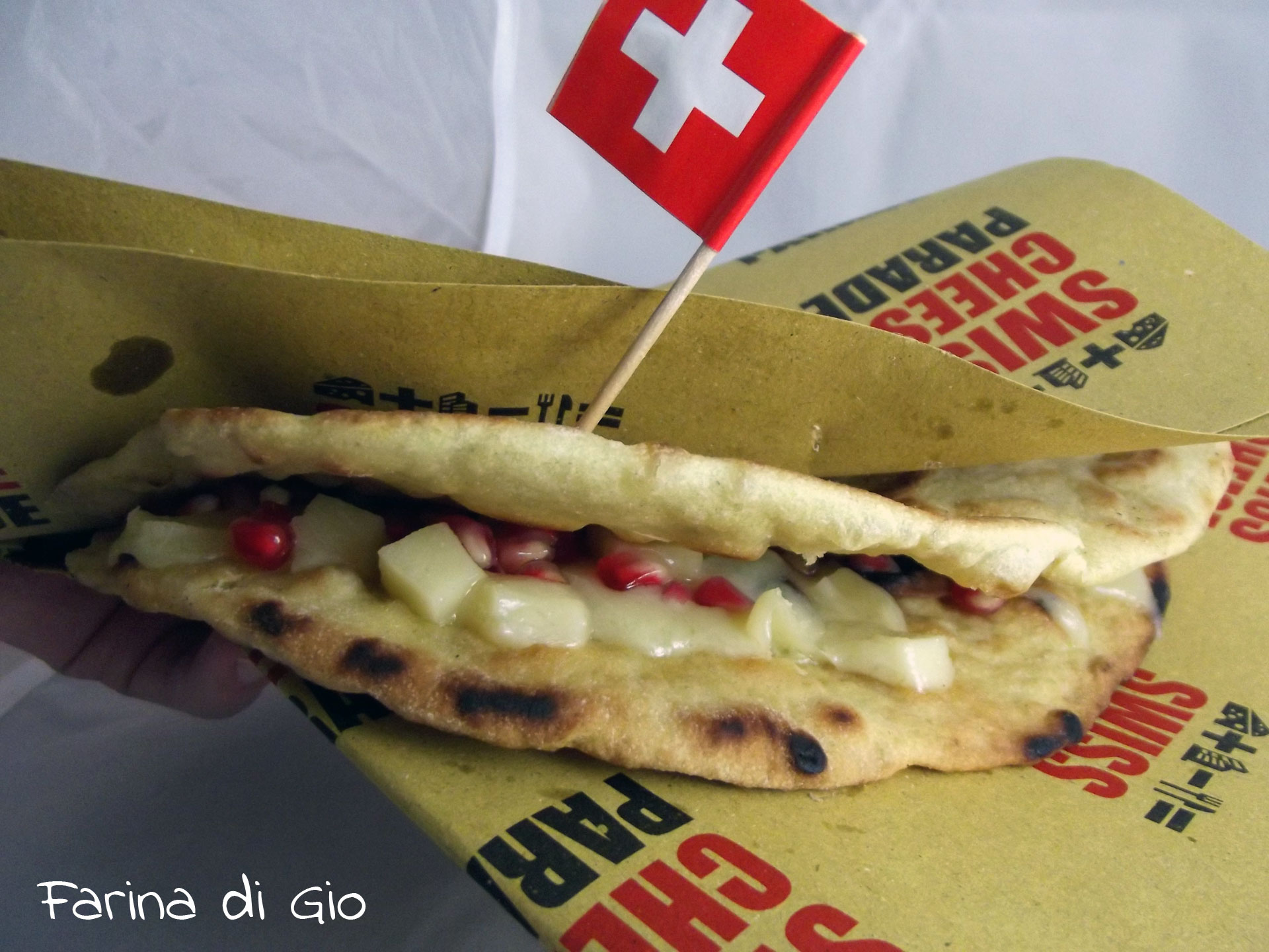 piadina gruyere melagrana