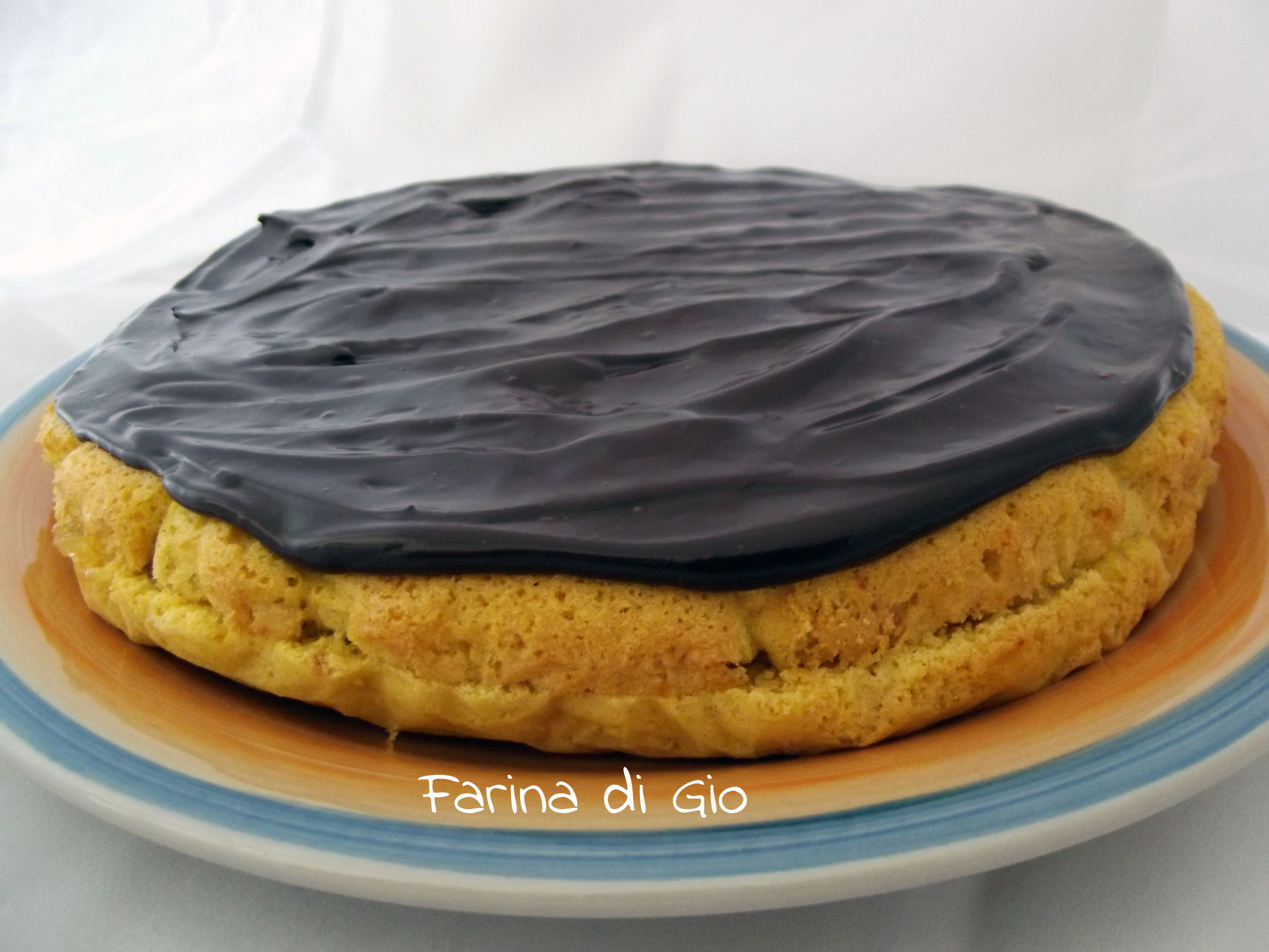 torta pan di spagna arancia cioccolato