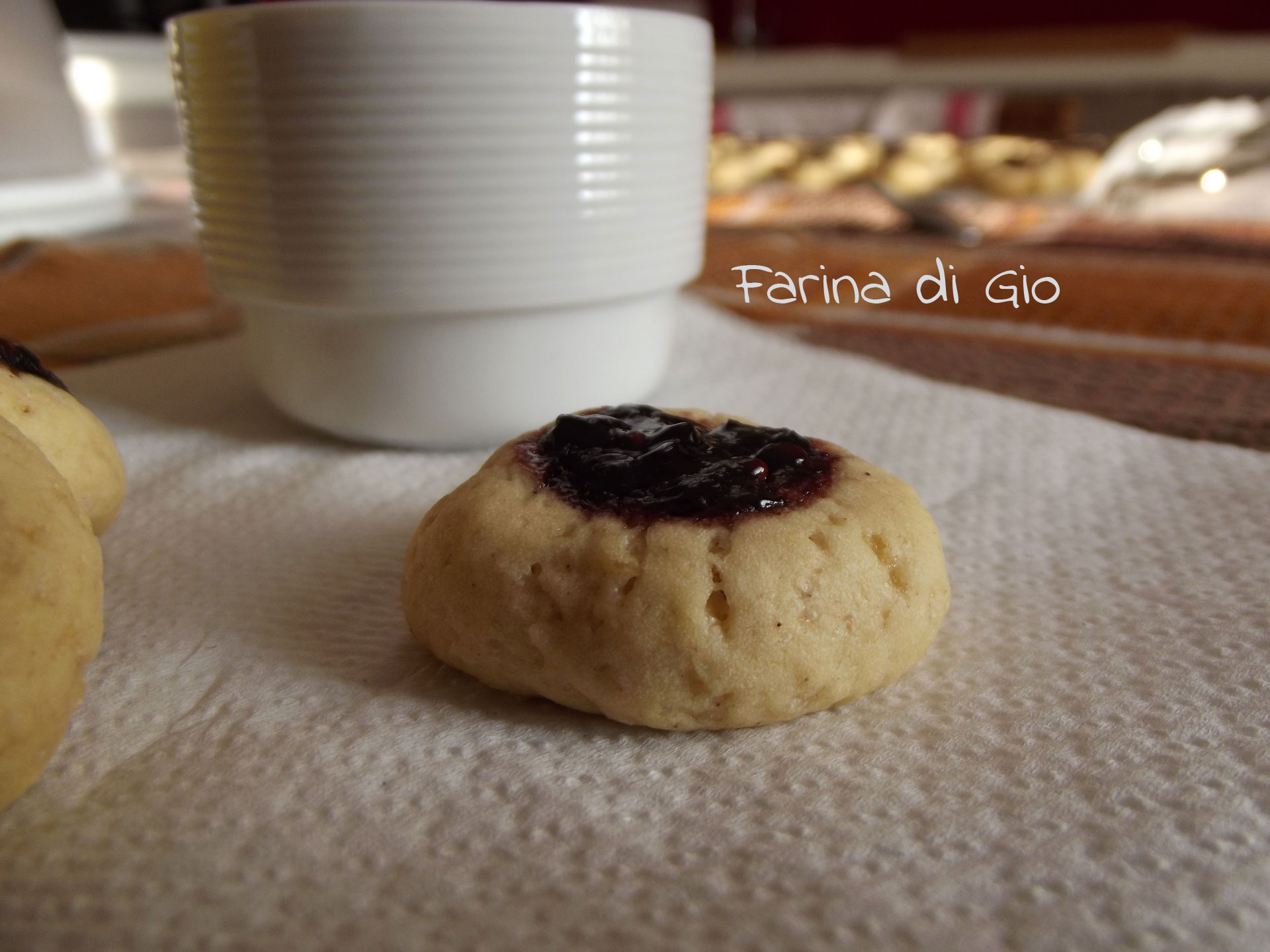 thumbprint cookies di farro