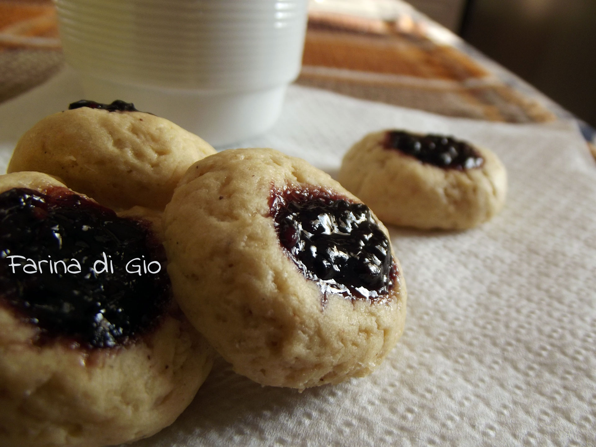 thumbprint cookies di farro