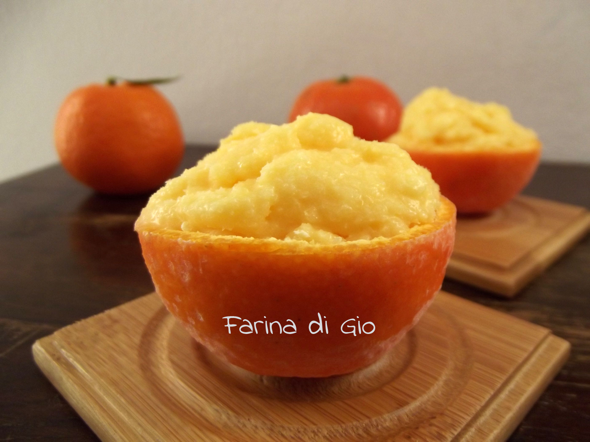 sorbetto clementine senza glutine