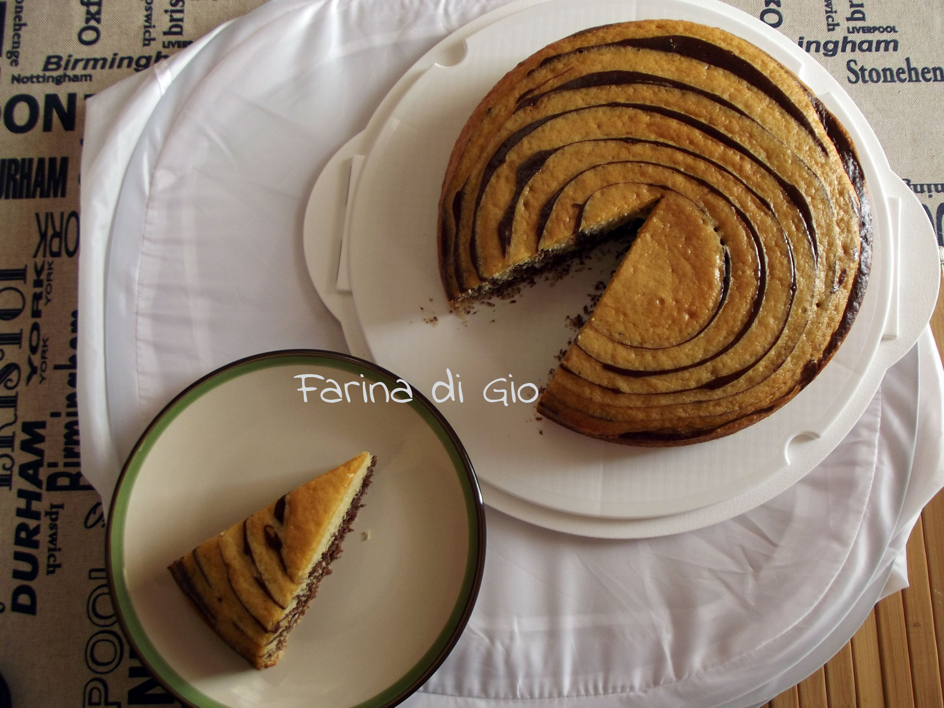 torta zebra cake