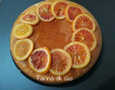 Torta con arance caramellate